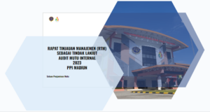 Rapat Tinjauan Manajemen Tahun 2023 Hasil Kegiatan Audit Mutu Internal (AMI)